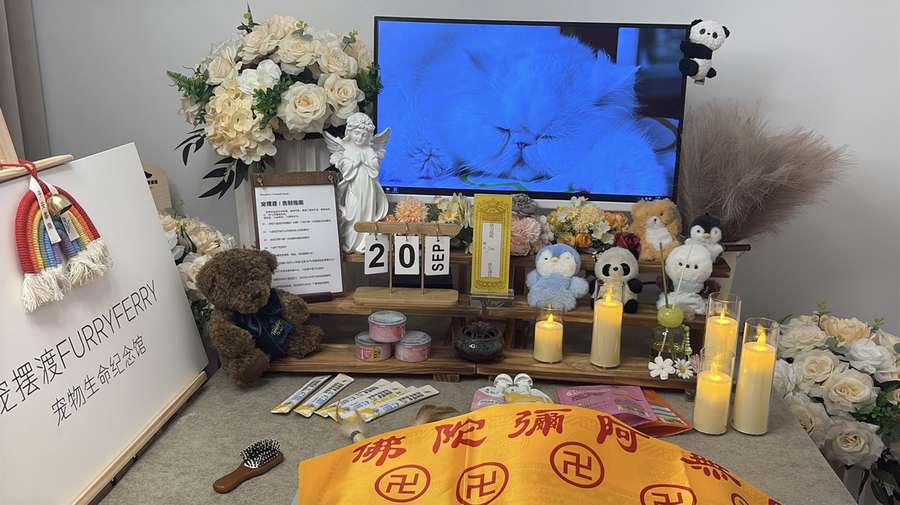 长春告别厅花艺布置